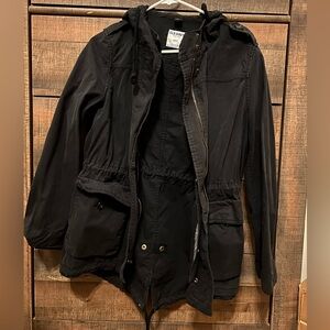 Women’s Rain Jacket | Old Navy Small Black
